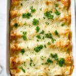 Creamy White Chicken Enchiladas Recipe