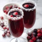 2-Ingredient Cranberry Mimosa (Poinsettia Cocktail) Recipe