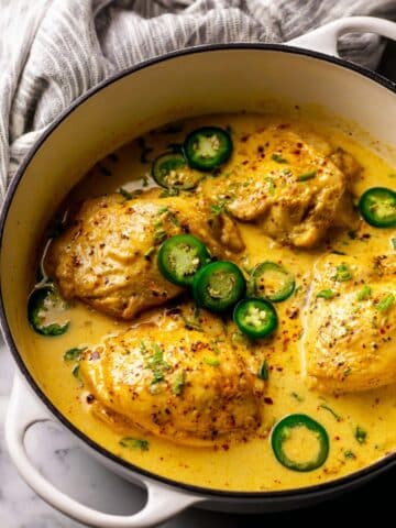 One Pan Cheesy Jalapeno Chicken Recipe