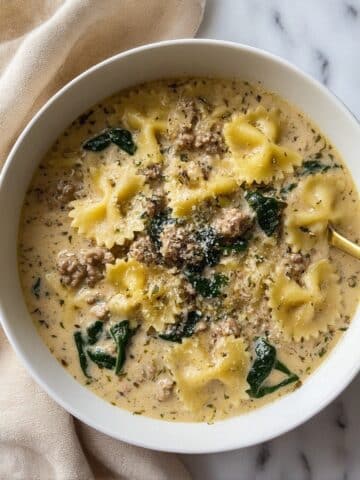 Creamy Ground Beef Pasta in the Crockpot Recipe