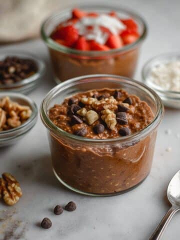 Brownie Batter Chocolate Overnight Oats Recipe