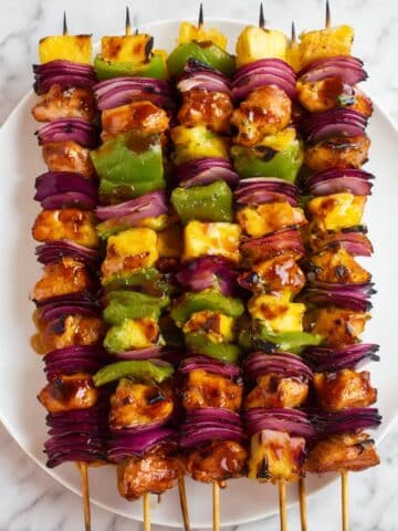 Hawaiian Chicken Kebabs Recipe