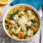 Lemon Chicken Orzo Soup Recipe