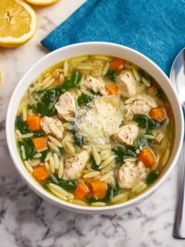 Lemon Chicken Orzo Soup Recipe