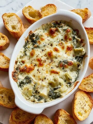 Hot Spinach Artichoke Dip Recipe