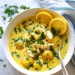 Sunshine Lemon Chicken Chowder (Crockpot, Instant Pot, Stovetop) Recipe