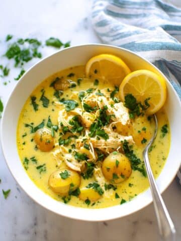 Sunshine Lemon Chicken Chowder (Crockpot, Instant Pot, Stovetop) Recipe