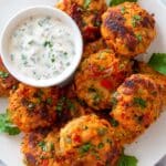 Oven-Baked Salmon Cakes with Fresh Herbs Recipe