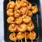 Grilled Cajun Butter Shrimp Skewers Recipe