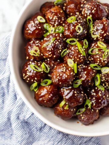 Asian Crockpot Meatballs Recipe