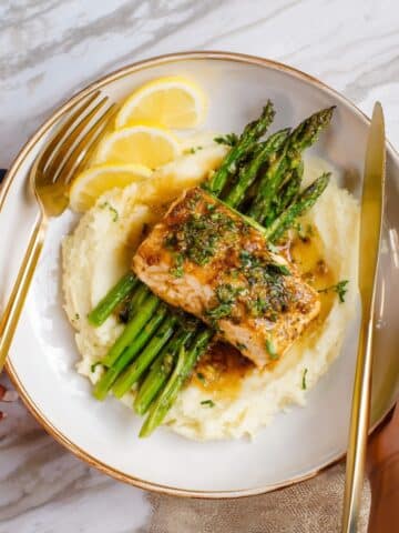 Pan-Seared Mahi Mahi with Umami Butter Sauce Recipe