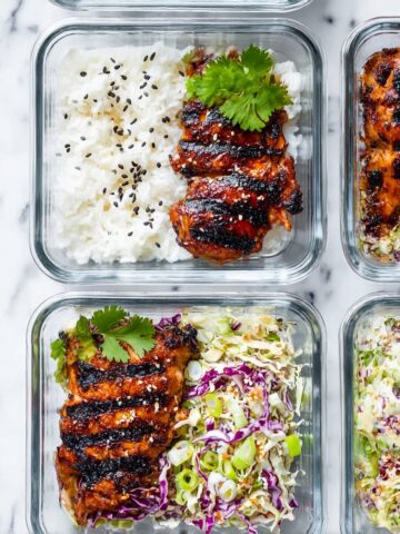Korean-Inspired Chicken Meal Prep Bowls Recipe