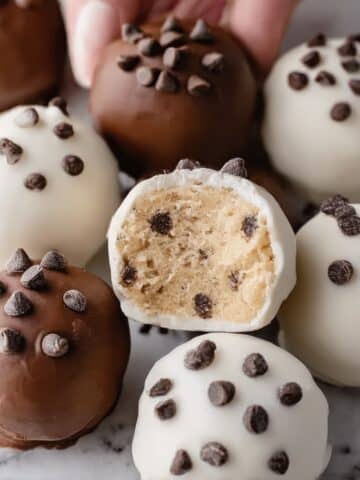 Chocolate Chip Cookie Dough Truffles Recipe