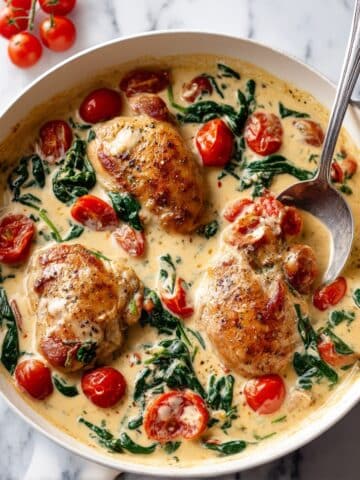 One Pan Tuscan Chicken Recipe