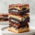 Triple Layer Oreo Brownies Recipe