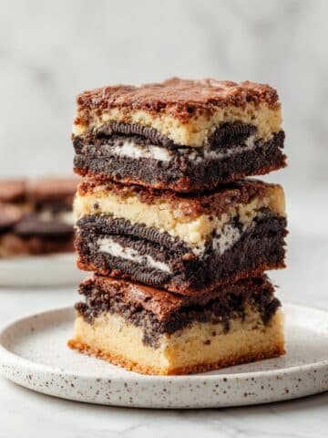 Triple Layer Oreo Brownies Recipe