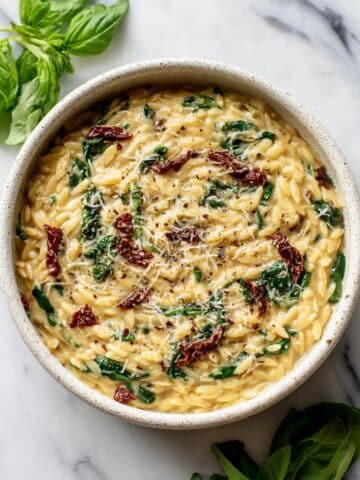 Creamy Tuscan Orzo Recipe
