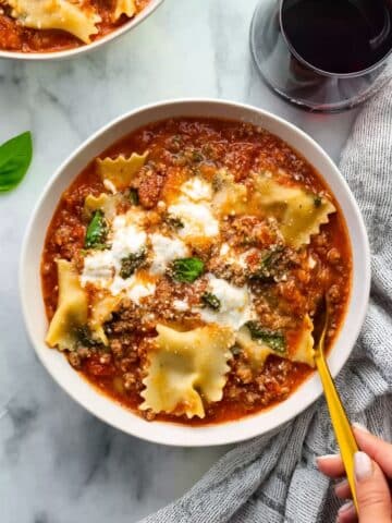 TikTok Lasagna Soup Recipe