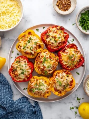 Seafood Stuffed Bell Peppers Recipe