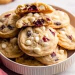 Soft-Baked White Chocolate Cranberry Cookies Recipe