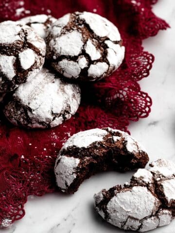 Double Chocolate Crinkle Cookies Recipe