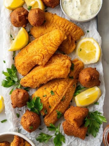 Crispy Fried Catfish Recipe with Spicy Cornmeal Breading Recipe