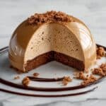 Gingerbread Latte Mousse Domes Recipe