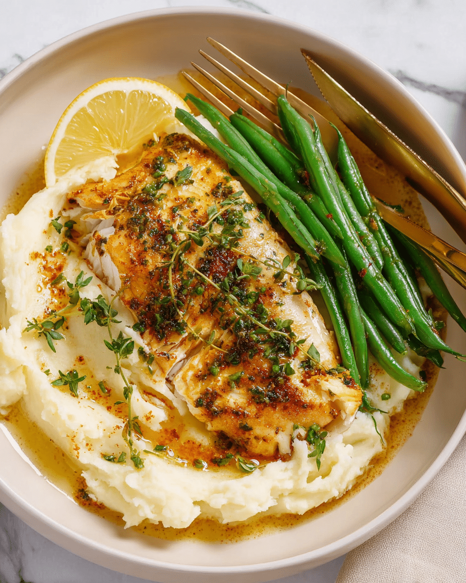 Pan-Seared Mahi Mahi with Umami Butter Sauce Recipe