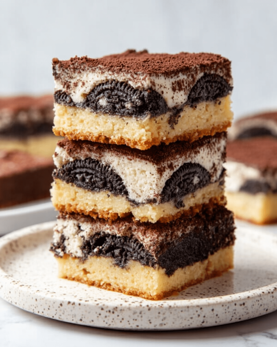 Triple Layer Oreo Brownies Recipe