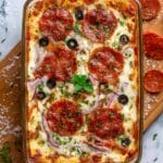 High Protein Cottage Cheese Pizza Bowl Recipe