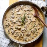 Creamy Chicken Liver with Mushrooms and Thyme Recipe