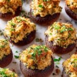 Creamy Parmesan Stuffed Mushrooms Recipe