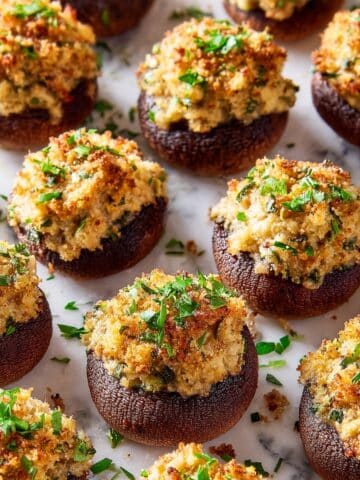 Creamy Parmesan Stuffed Mushrooms Recipe