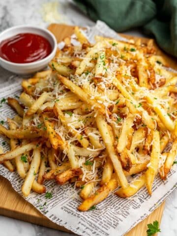 Air Fryer Parmesan Truffle Fries Recipe