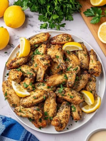 Crockpot Lemon Pepper Chicken Wings Recipe
