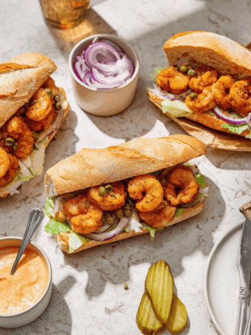 Shrimp Po Boy Sandwiches Recipe