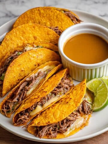 Birria Tacos with Beef Consommé Recipe