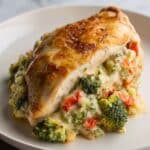 Broccoli Cheese Stuffed Chicken Breast Recipe