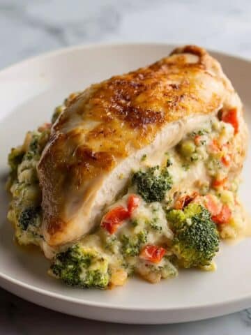 Broccoli Cheese Stuffed Chicken Breast Recipe