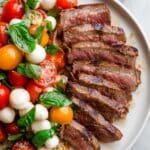 Seared Balsamic Steak Caprese Recipe