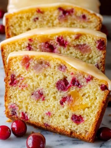 Cranberry Bread with Orange Glaze Recipe