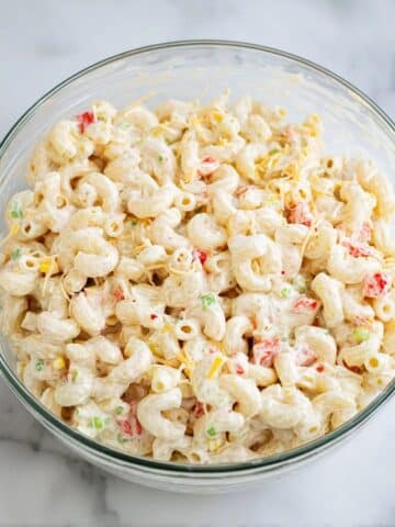 Sour Cream Cheddar Pasta Salad Recipe