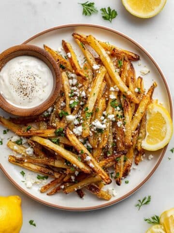 Baked Greek Feta Fries Recipe