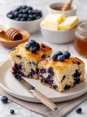 Blueberry Biscuits with Honey Butter Recipe