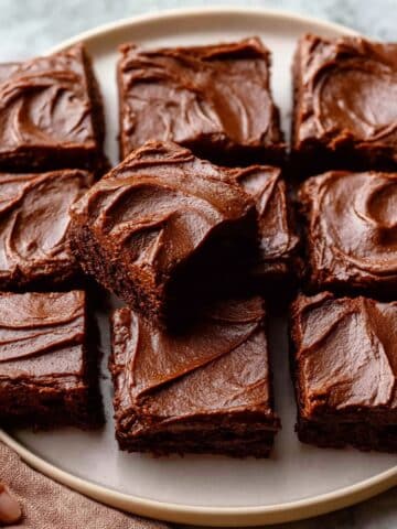 Chewy Fudgy Frosted Brownies Recipe