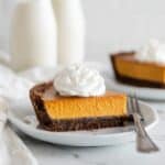 Dark Chocolate Pumpkin Tart Recipe