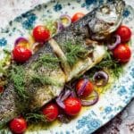 Greek-Style Roasted Branzino Recipe