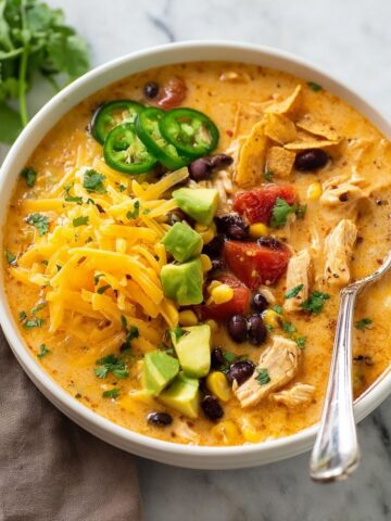 Creamy Chicken Tortilla Soup Recipe