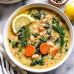 Lemony Greek Chickpea Soup Recipe