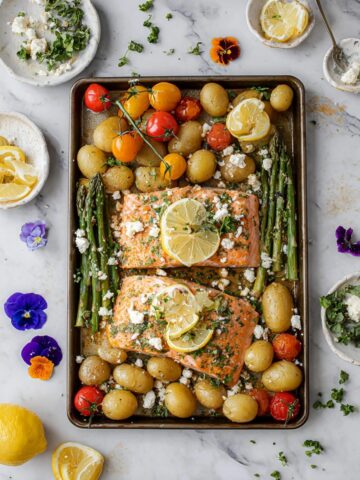 Easy and Healthy Baked Mediterranean Salmon Recipe